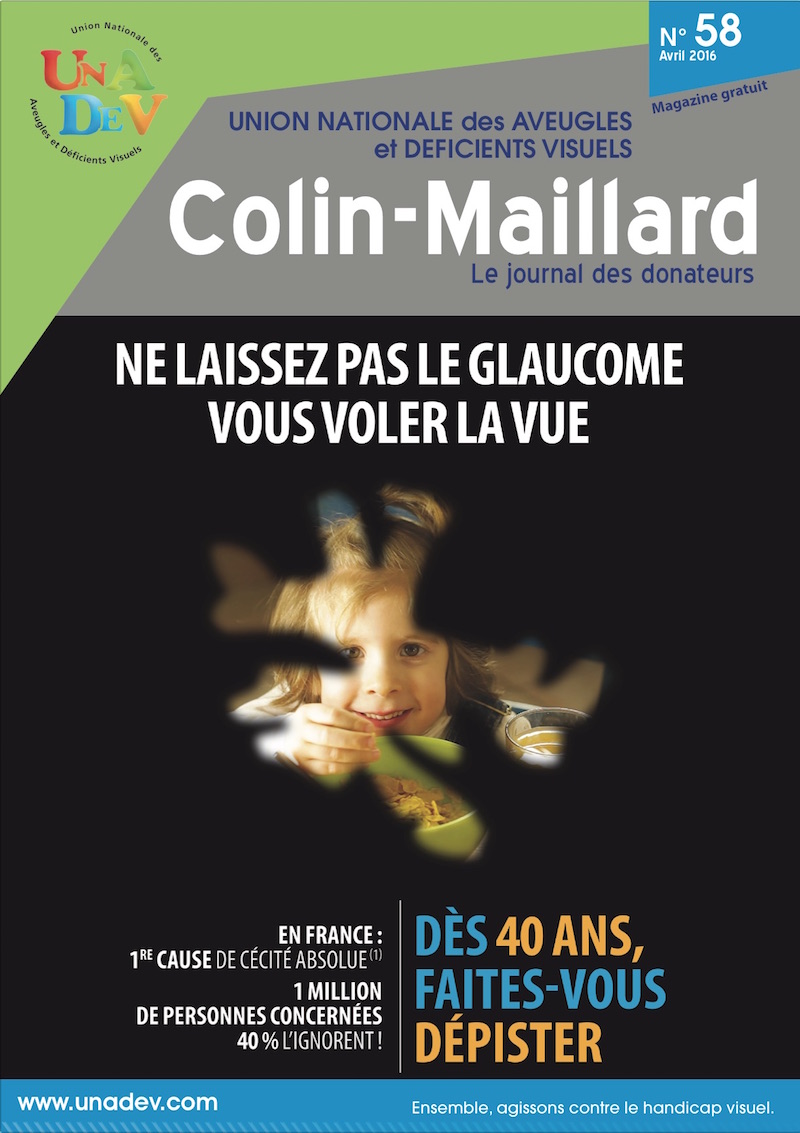 Couverture du magazine Colin Maillard 58