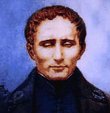 Portrait de Louis Braille dessiné