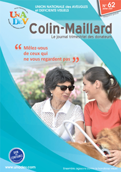 Couverture du magazine des donateurs de l'UNADEV n°62