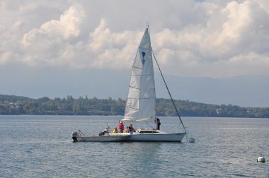 Voilier sur le lac Léman