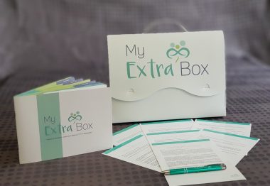 Valisette et fiches My extra box