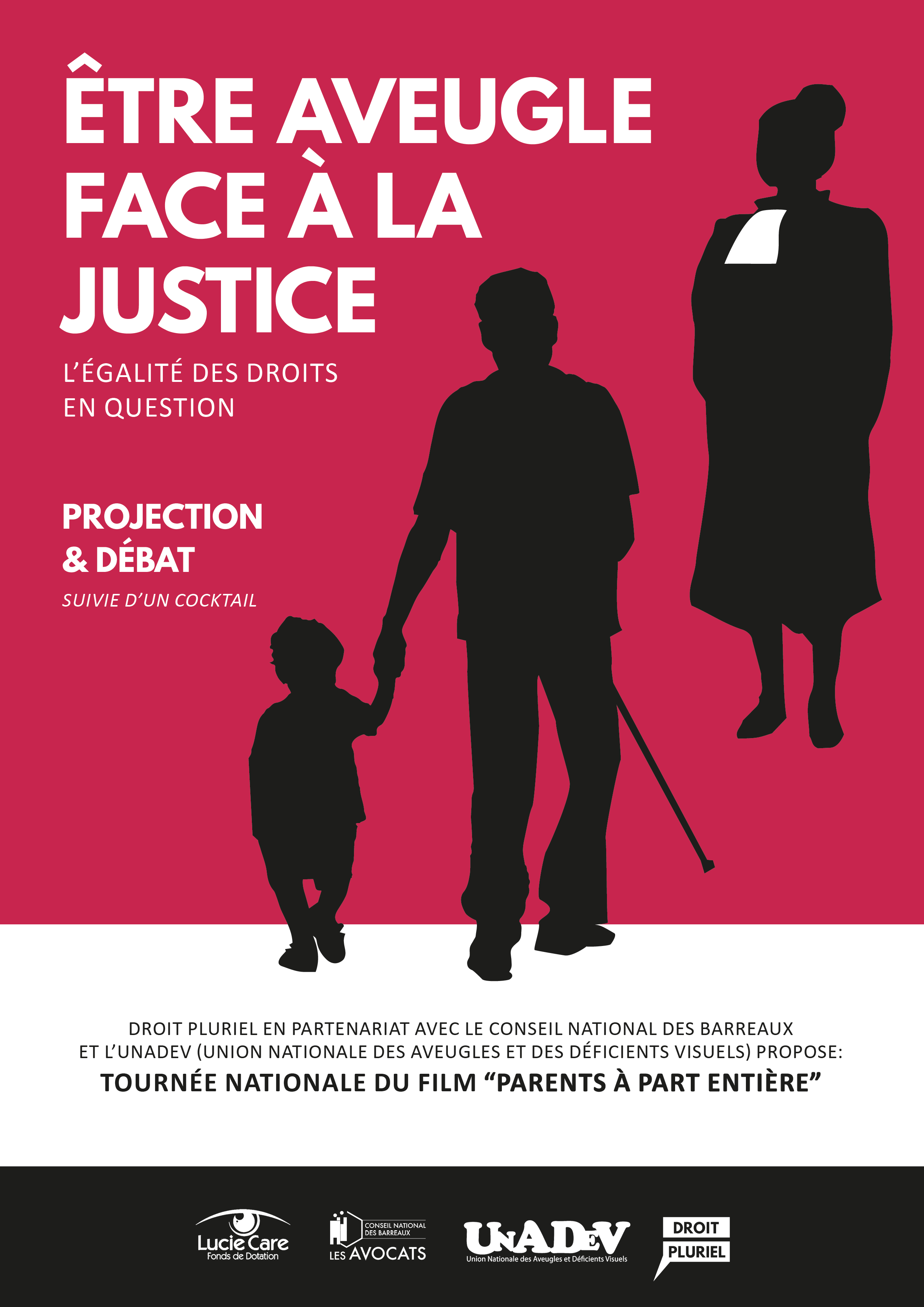 Affiche de la tournée Droit Pluriel